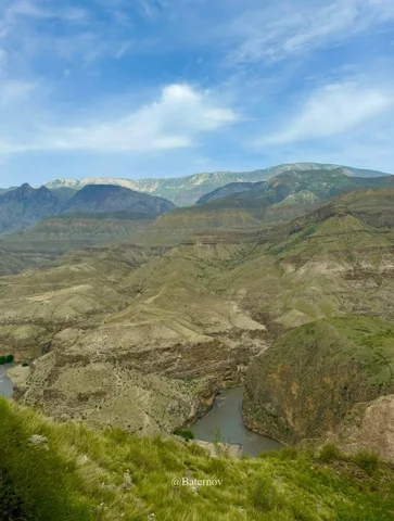 River winding through a deep rocky canyon